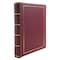 Wilson Jones Binder for Corporation Minutes, 3 Posts, 2" Capacity, 11 x 8.5, Red w/Gold Trim WLJ39611 - alternate 1